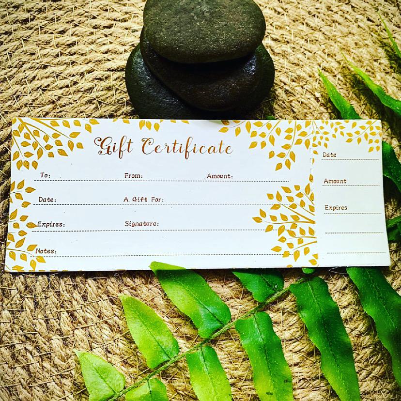 Bluff Beach Jungle Spa gift certificate with hot stones and ferns
